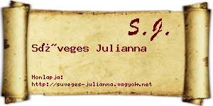 Süveges Julianna névjegykártya