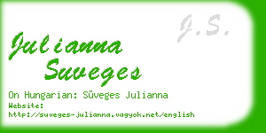 julianna suveges business card